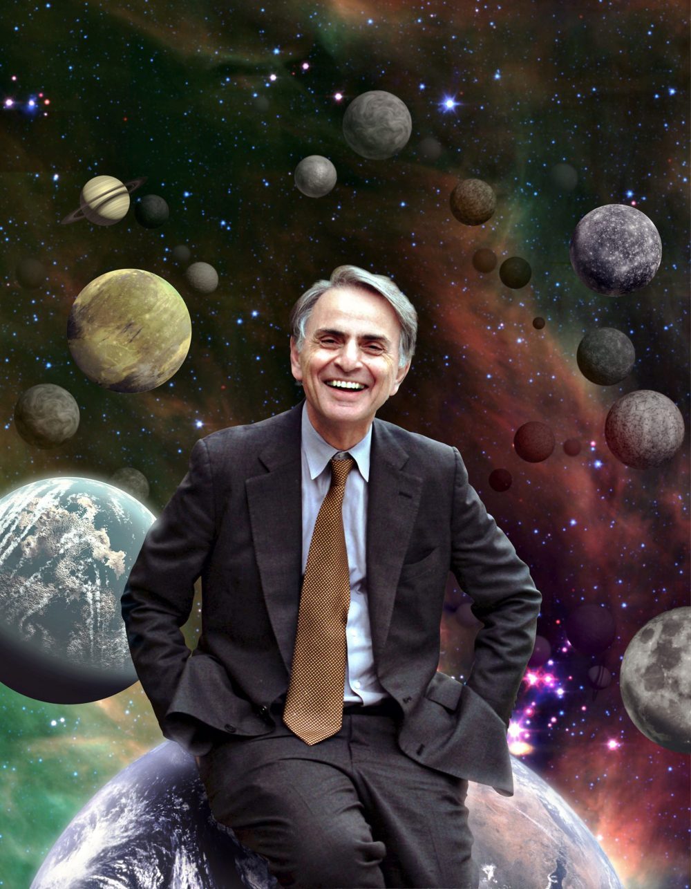 Carl Sagan in 1994   FOTO: Michael Okoniewski/Alamy