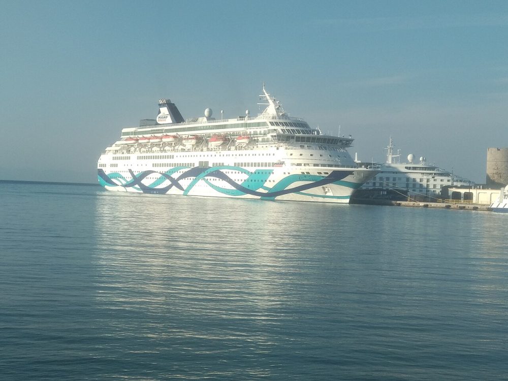 Het Israëlische cruiseschip Crown Iris was vermoedelijk het doelwit van een geplande terreuraanslag in Griekenland - Foto: Wikimedia Commons