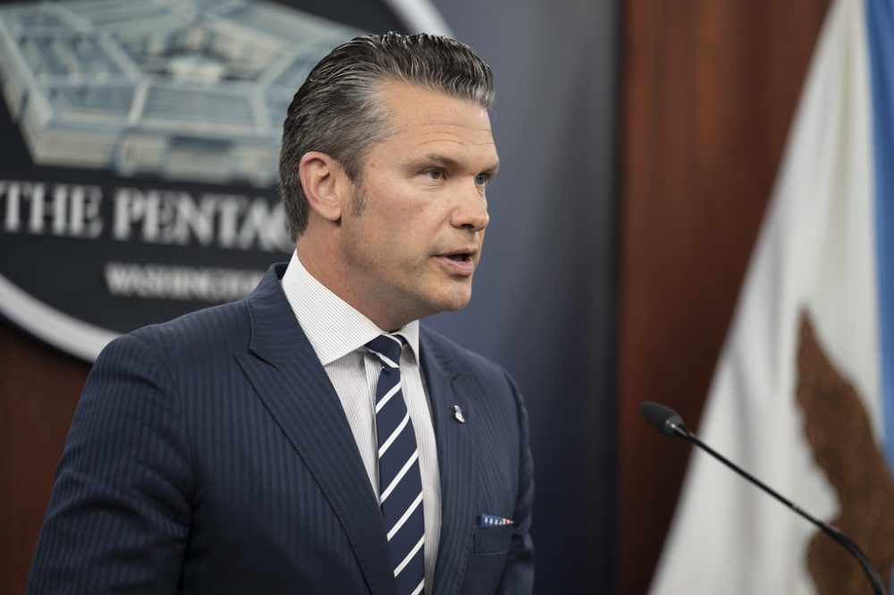 De Amerikaanse minister van Defensie Pete Hegseth - Foto:  SECWAR voa Flickr