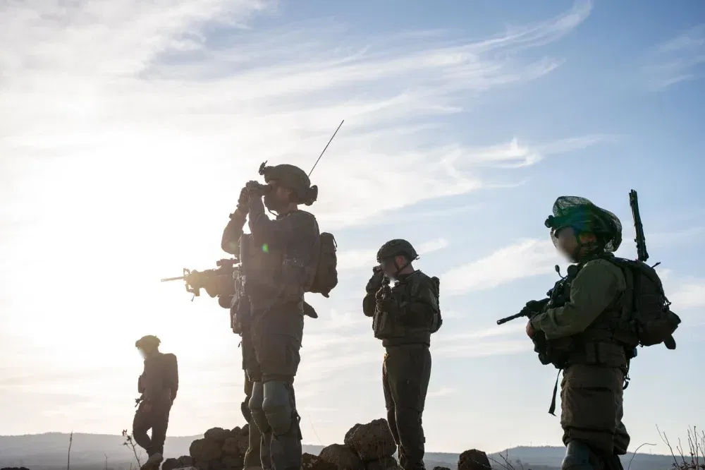 IDF-soldaten van de 55. Brigade patrouilleren in Zuid-Syrië - Foto: IDF