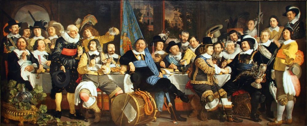 Bartholomeus van der Helst, Schuttersmaaltijd ter viering van de Vrede van Münster, 1648
