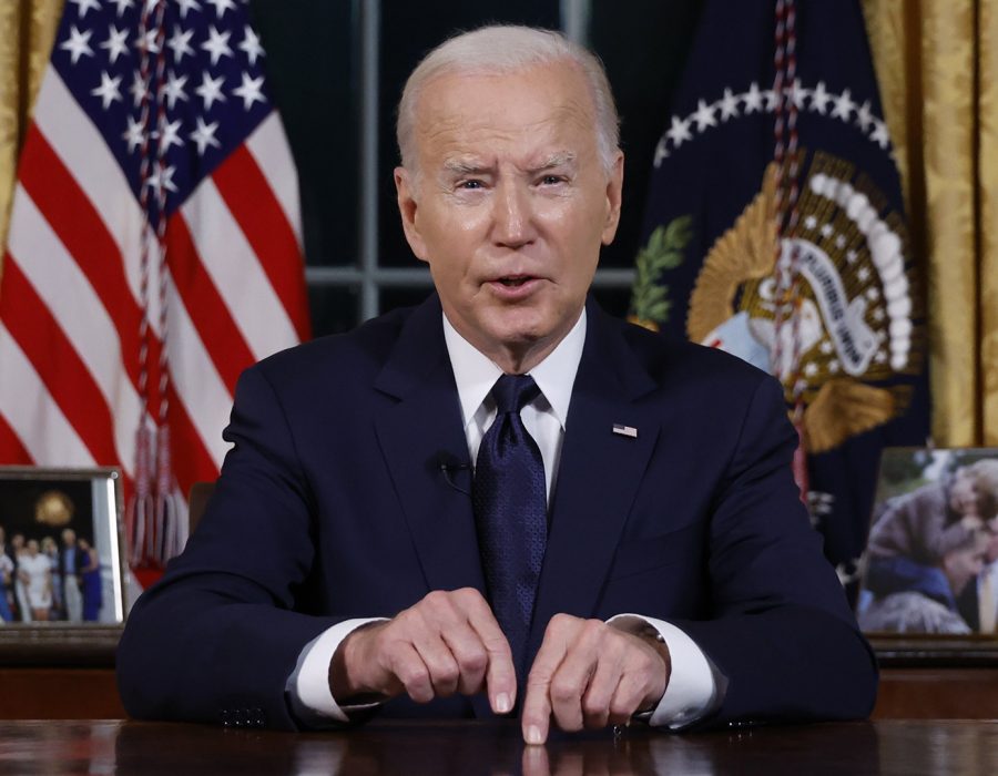 Image: President Biden Delivers Remarks From The Oval Office On Administration's Response To Foreign Conflicts
