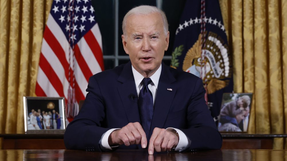 Image: President Biden Delivers Remarks From The Oval Office On Administration's Response To Foreign Conflicts