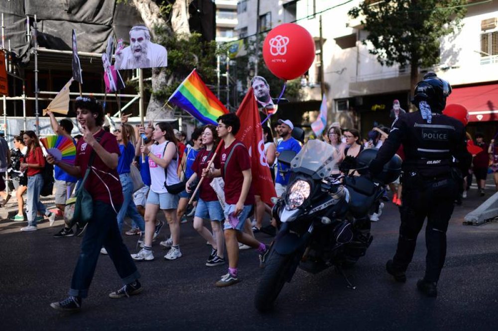 In 2024 werd de Pride ingetogen gevierd in Tel Aviv - Foto: Tomer Neuberg/Flash90