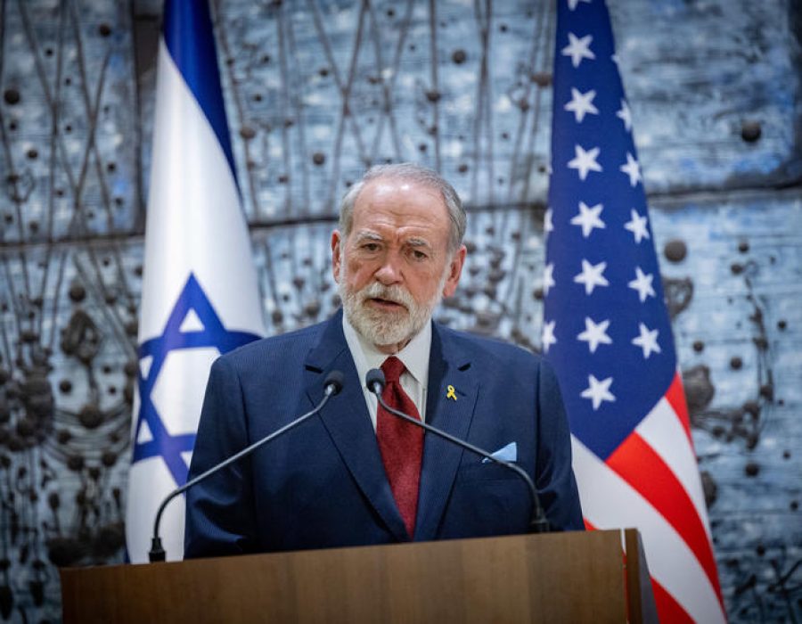 De Amerikaanse ambassadeur in Israël, Mike Huckabee - Foto: Chaim Goldberg/Flash90
