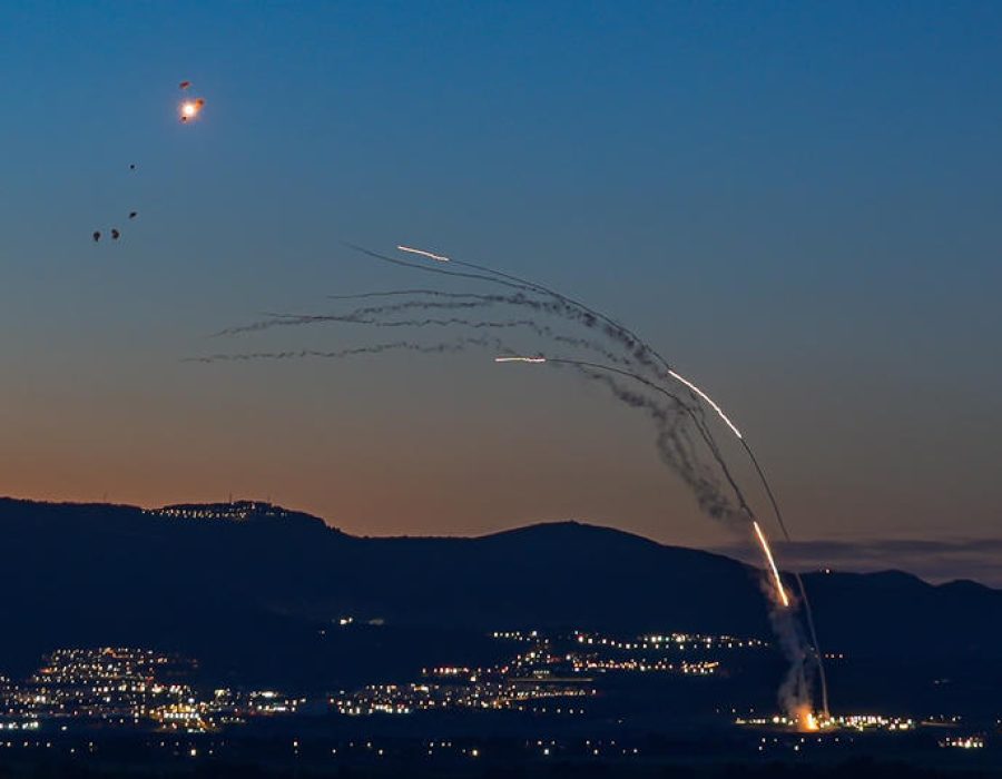 Het Irondome-systeem onderschept Iraanse ballistische raketten in het noorden van Israël - Foto: Ayal Margolin/Flash90