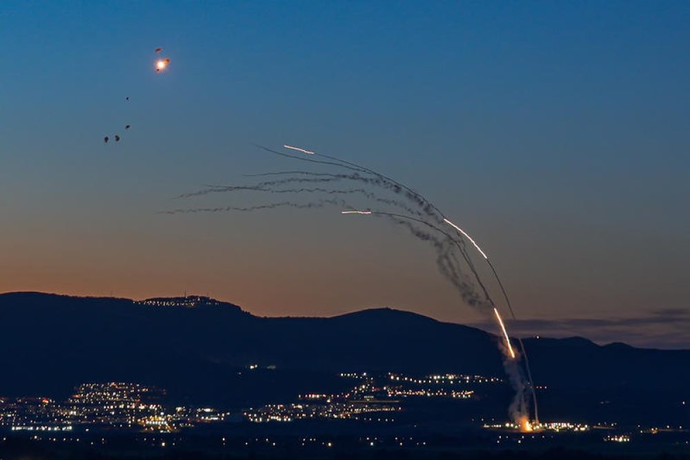 Het Irondome-systeem onderschept Iraanse ballistische raketten in het noorden van Israël - Foto: Ayal Margolin/Flash90