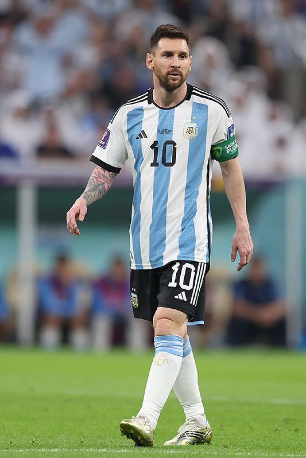 Lionel Messi in het shirt van de Argentijnse nationale ploeg - Foto: Hossein Zohrevand via Wikimedia Commons