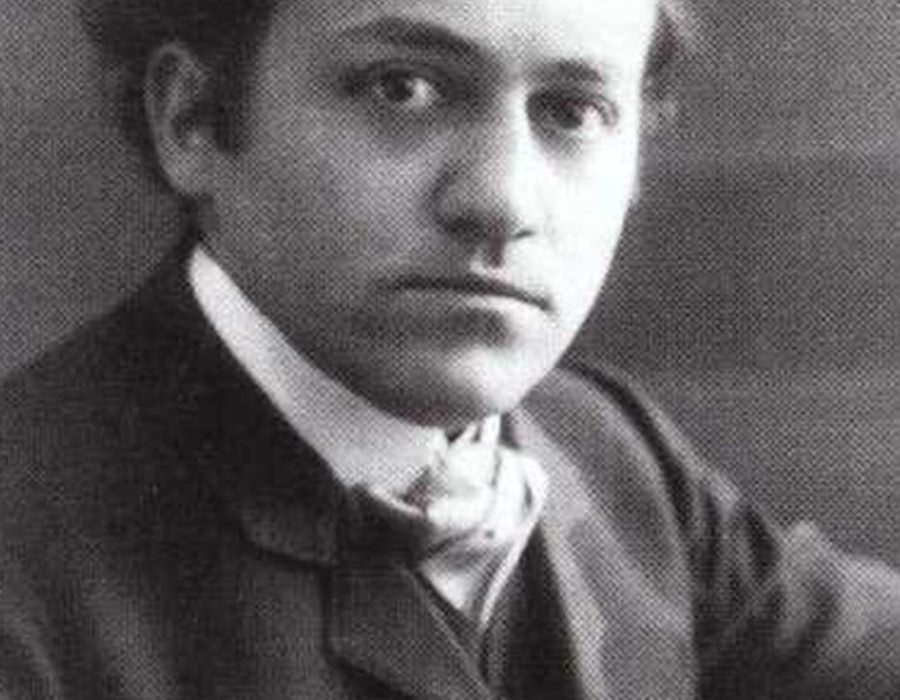 Portret van Bloch in 1904 op 20-jarige leeftijd FOTO: Bibliotheque Populaire et Universitaire de Genève