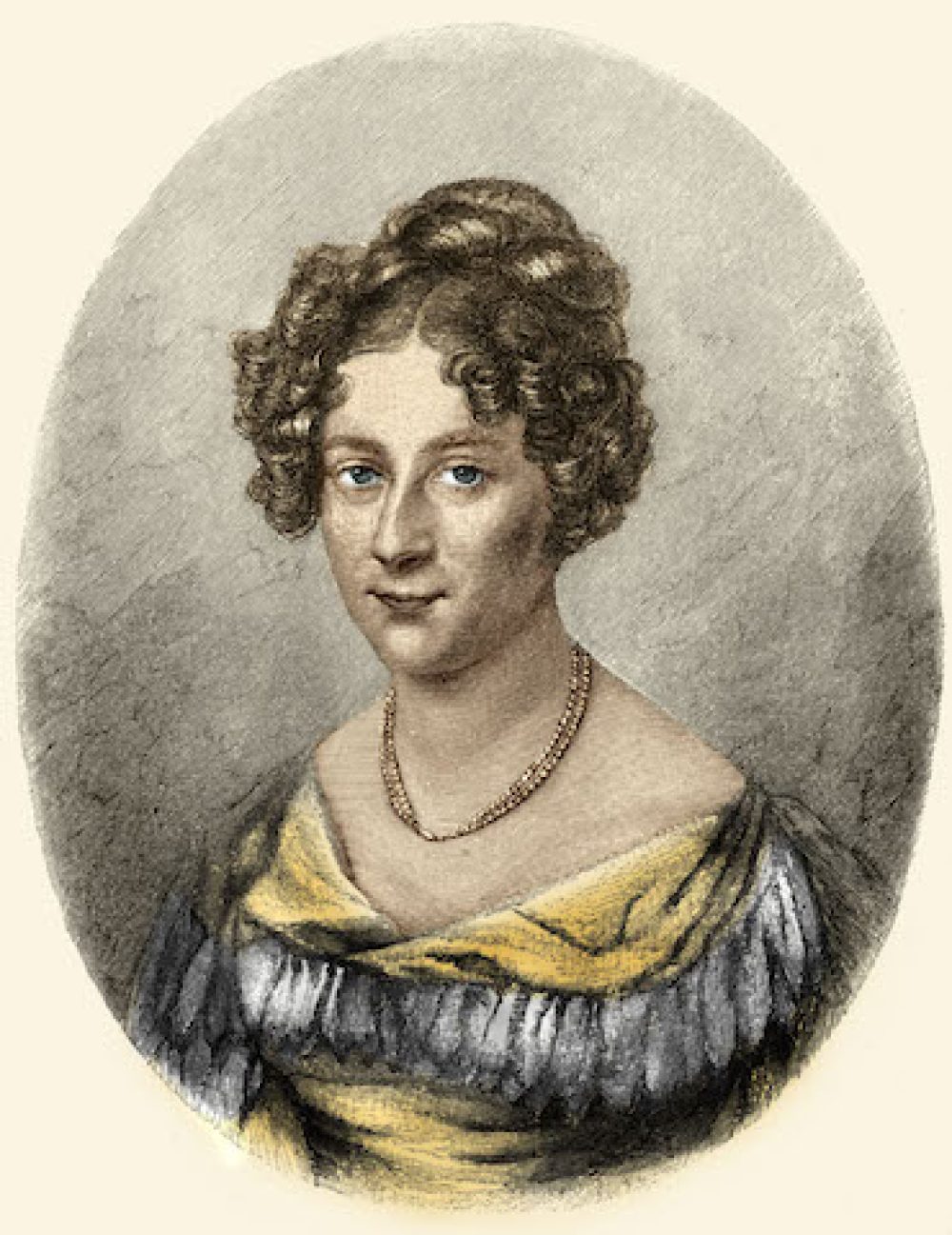 Varnhagen von Ense, Rahel, 26.5.1771 - 7.3.1833, German author/writer, portrait, after emgraving by C. E. Weber, 1817, birth name Rahel Levin, literature, 19th century, , Artist's Copyright has not to be cleared