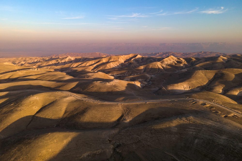 View of the desert near Ma'ale Adumim, in the West Bank, January 11, 2021. Photo by Yaniv Nadav/Flash90