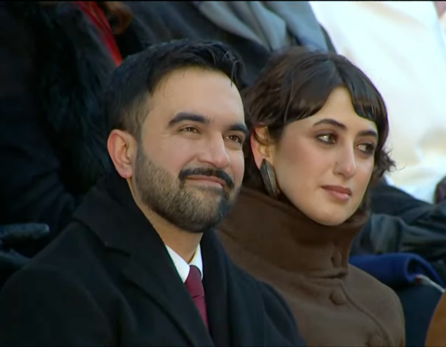 Zohran Mamdani en zijn vrouw Rama Duwaji - Foto: NYC Mayor's Office
