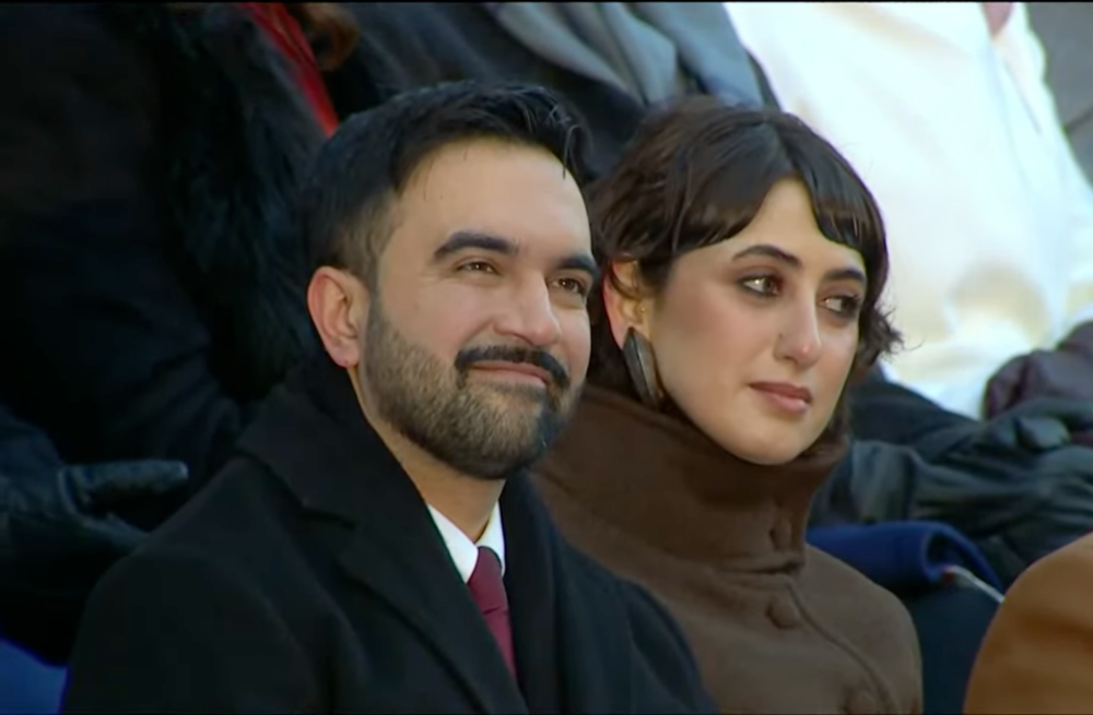 Zohran Mamdani en zijn vrouw Rama Duwaji - Foto: NYC Mayor's Office