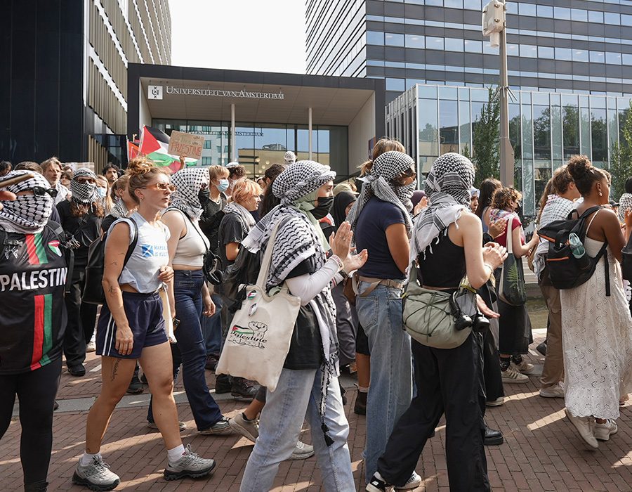 demonstratie UvA september 2024