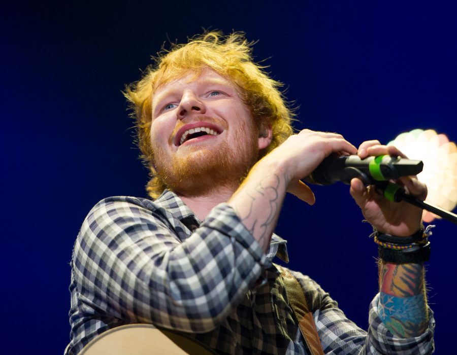 Ed Sheeran tijdens een concert in New Jersey - Foto: Taylor Creek Media via Dreamstime