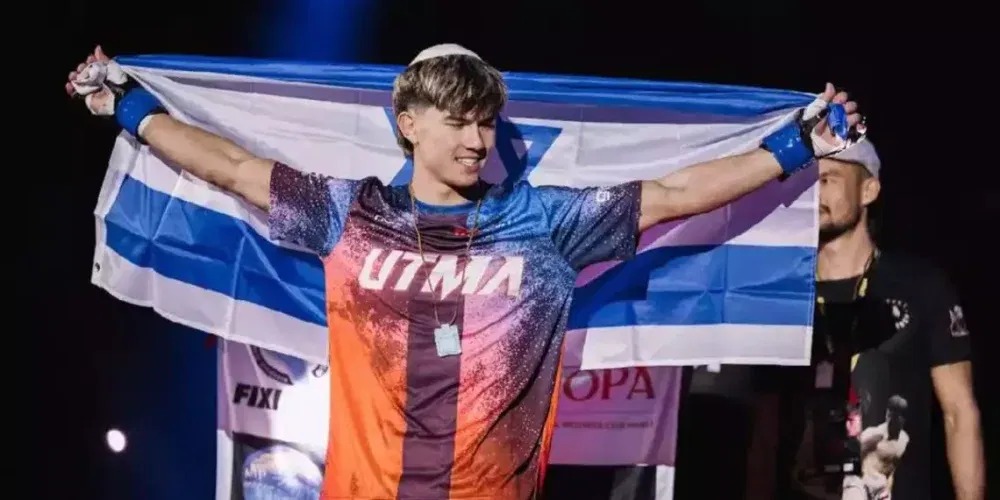 Ahavat Hashem Gordon na zijn overwinning - Screenshot YouTube