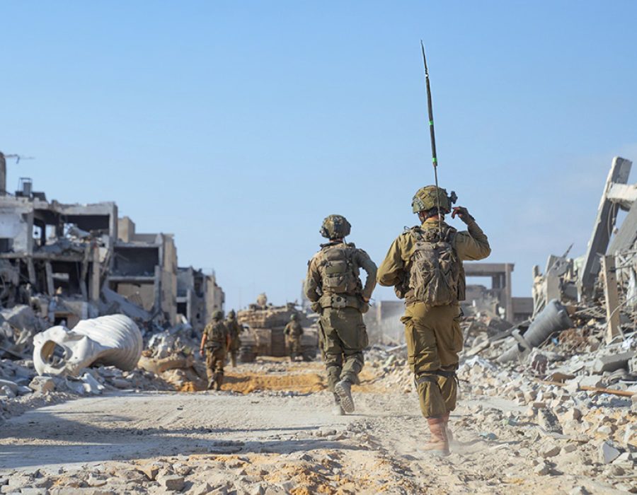 Israëlische troepen in actie in de Gazastrook, begin augustus. Foto: IDF