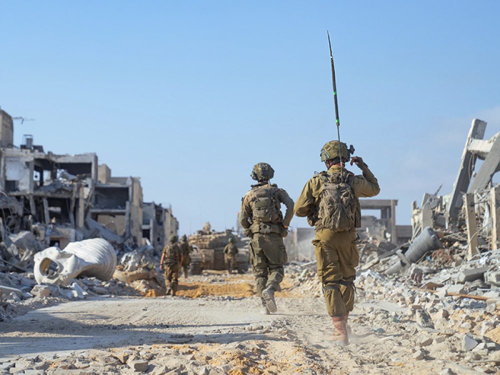 Israëlische troepen in actie in de Gazastrook, begin augustus. Foto: IDF