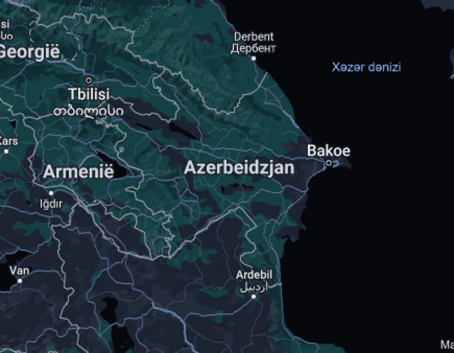 landkaart-Azerbeidzjan