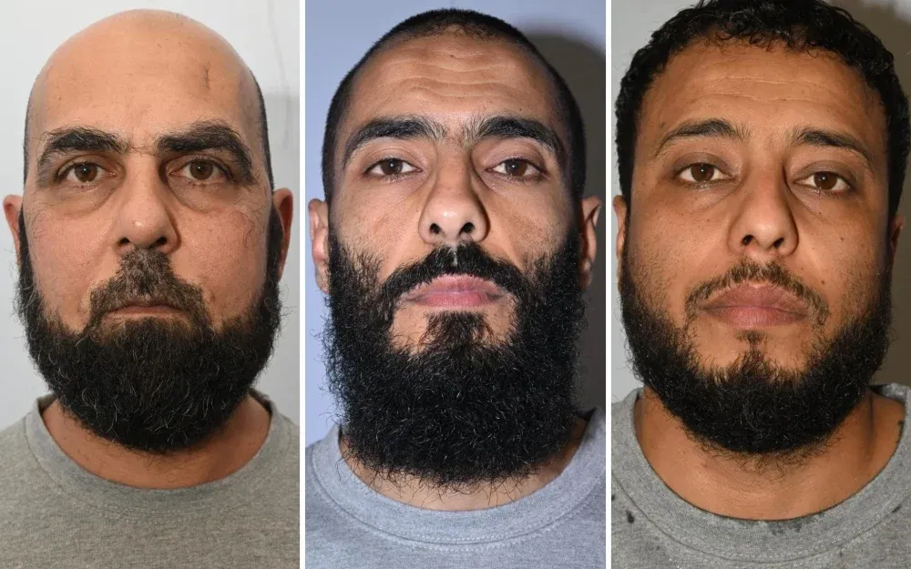 Vlnr: Amar Hussein, Bilel Saadaoui en Walid Saadaoudi - Foto: Greater Manchester Police