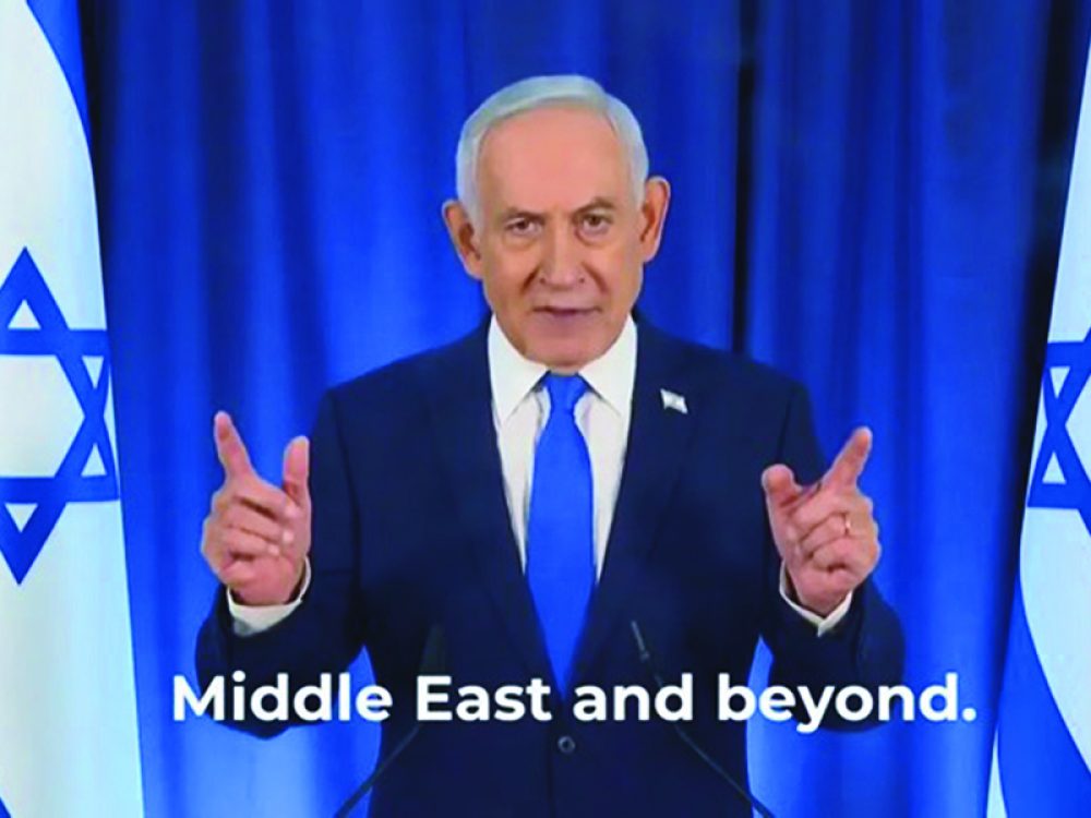 Netanyahu’s persconferentie op 12 maart, die complottheorieën op gang bracht