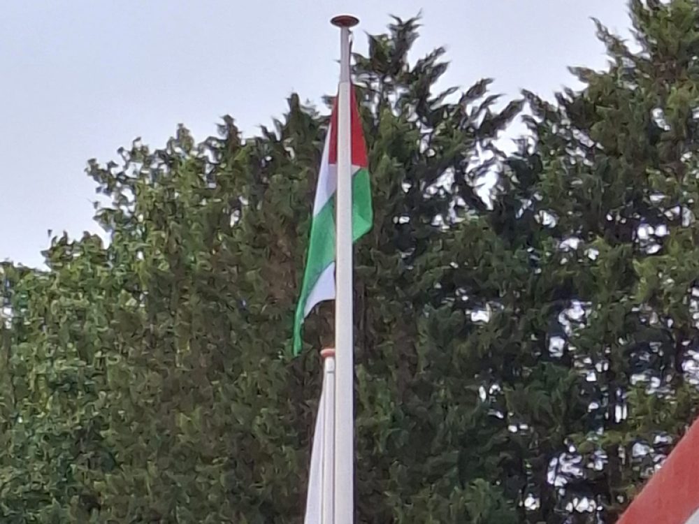 verkeerde vlag. foto Jacobs