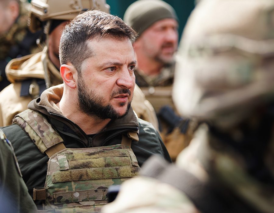 Bucha,,Ukraine.,Apr,04,,2022,President,Of,Ukraine,Volodymyr,Zelenskyy